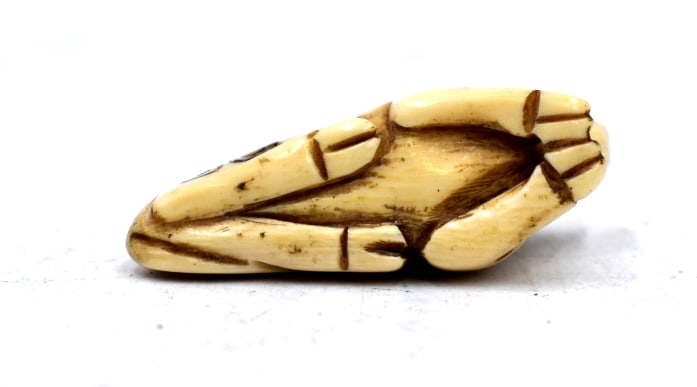 Japanese Netsuke Hog - 3