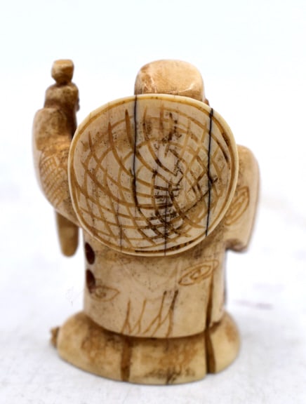 Japanese Warrior Signed Netsuke - 2