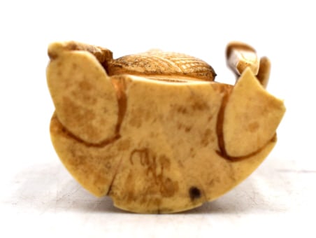 Japanese Warrior Signed Netsuke - 3
