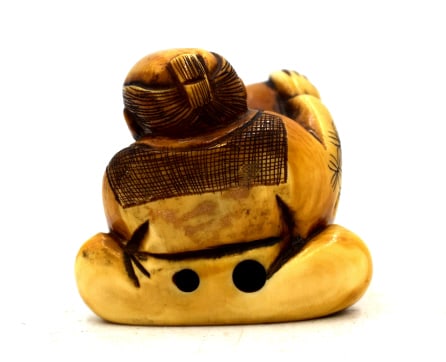 Japanese Man Signed Netsuke - 2