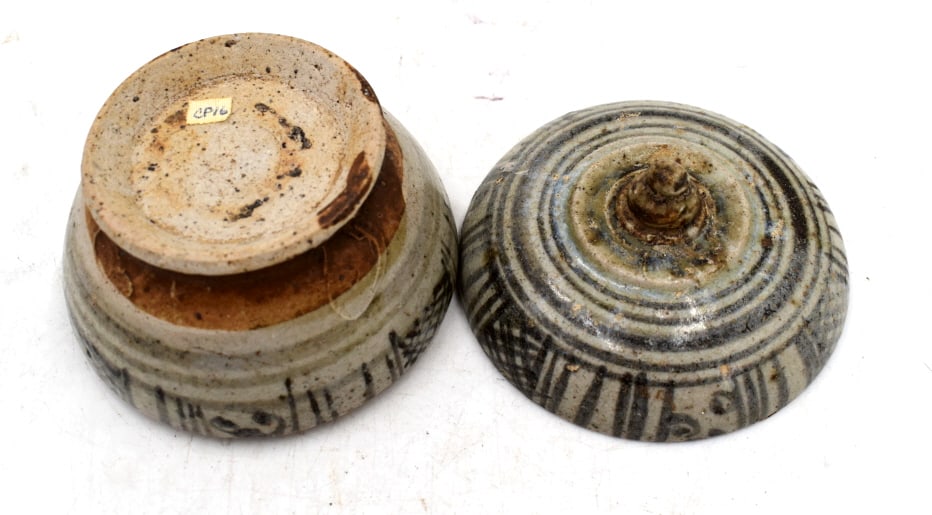 Thai Stoneware Container - 3