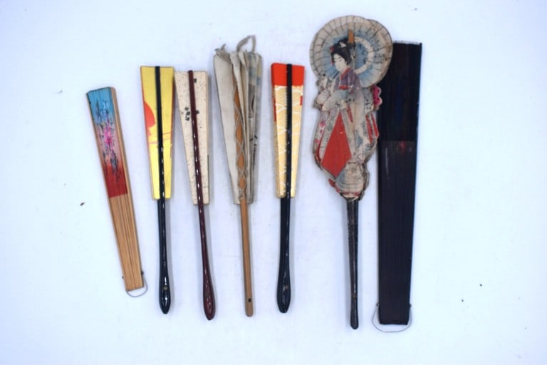 Assorted Asian Handheld Fans (1 of 1)