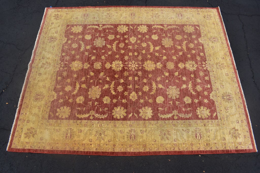 Persian Style Red and Tan Rug (1 of 4)