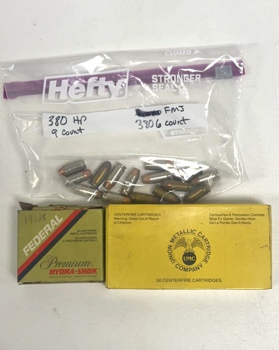 84 Rounds of .380 Auto Ammunition (1 of 2)