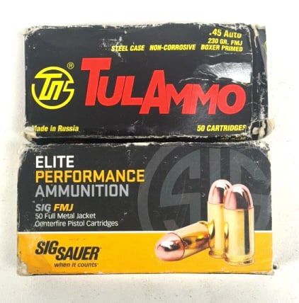 88 Rounds of 45 Caliber Ammunition (1 of 2)