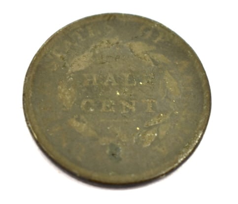 1810 Half Cent Coin - 2