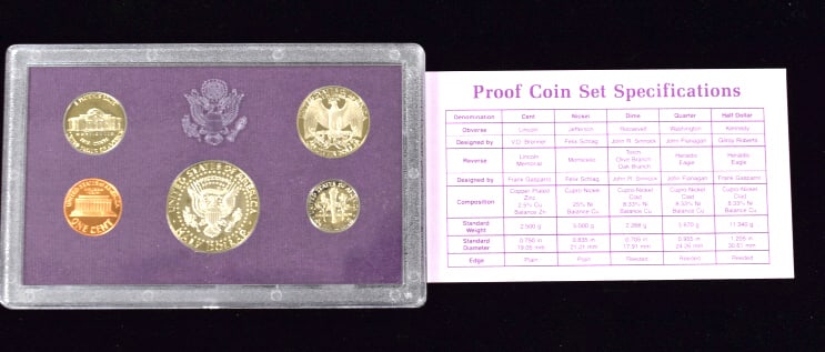 3 1987 US Coin Proof Sets - 3
