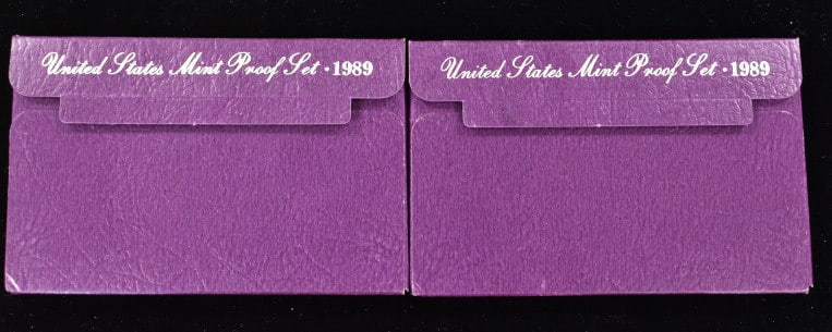 2 1989 US Coin Proof Sets (1 of 3)