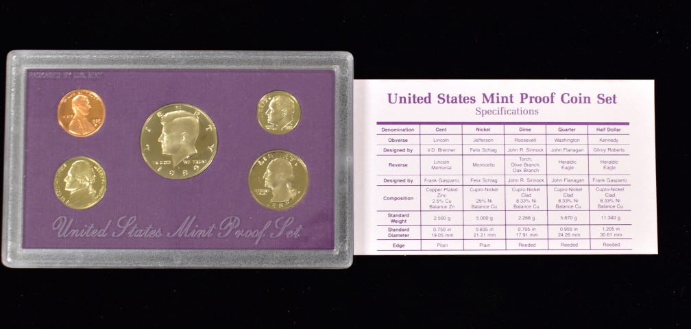 2 1989 US Coin Proof Sets - 2