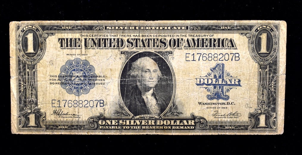 1923 $1 Dollar Silver Certificate (1 of 2)