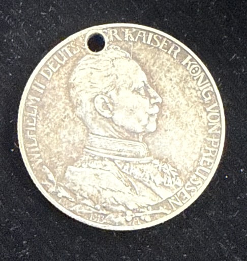 1913 Kingdom of Prussia 2 Mark Silver Coin (1 of 2)