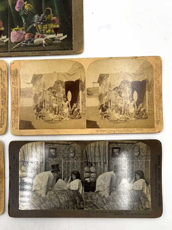 5 Assorted Stereograph Cards - 2