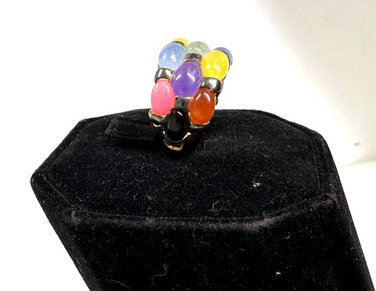 Ross + Simons Multiple Color Sterling Ring - 5