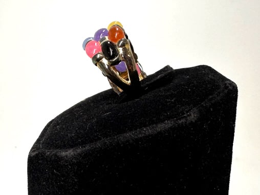 Ross + Simons Multiple Color Sterling Ring - 6
