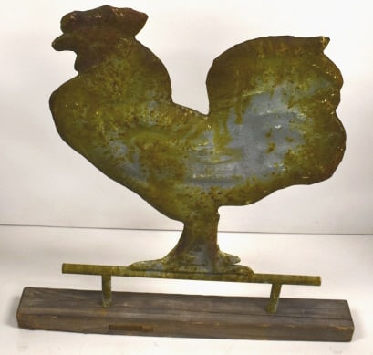 Rooster Weathervane Topper - 2