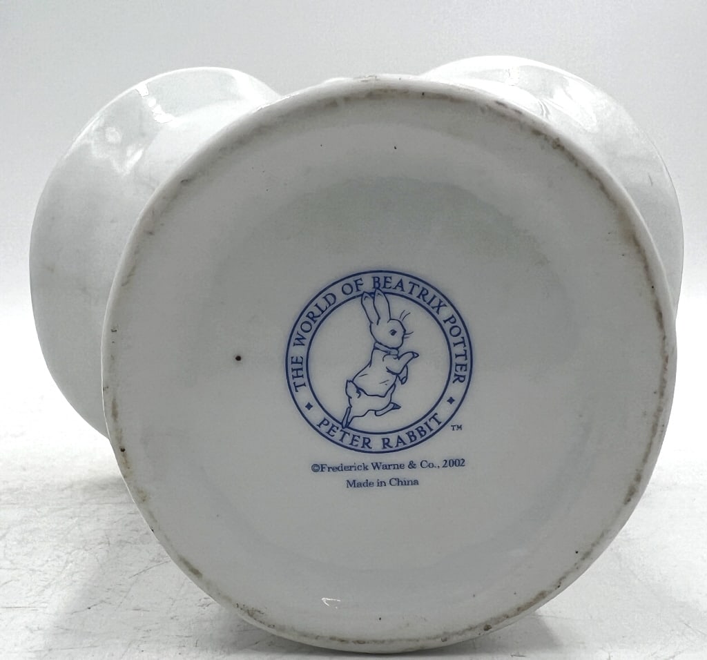 4 Beatrix Potter Mini Ceramic Baskets - 4