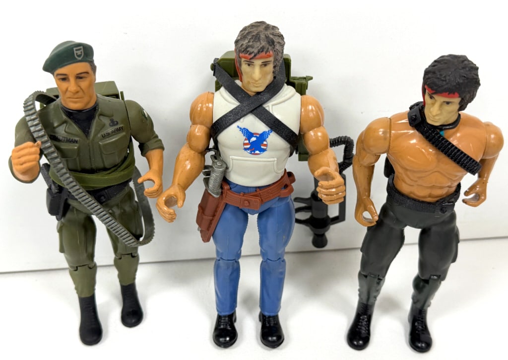 3 Rambo Figures - 3