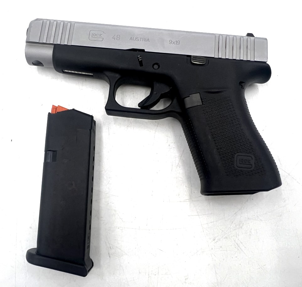 Glock G48 9MM Pistol: Comes with one magazine. See photos