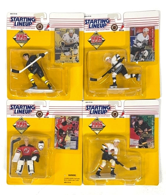 4- 1995 Kenner Starting Lineup NHL Figurines (1 of 2)