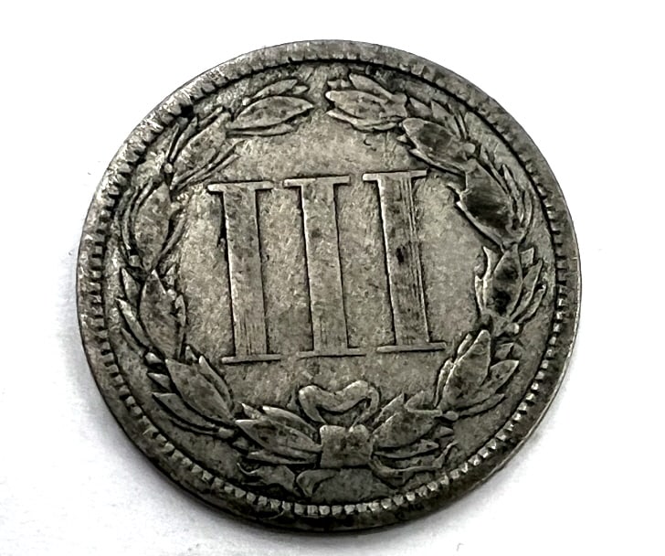 1871 Three Cent Nickel - 2
