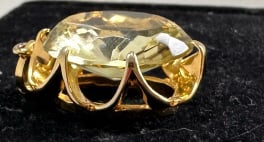 Yellow Stone Pendant - 2