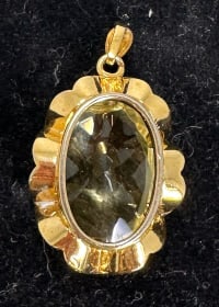 Yellow Stone Pendant - 3
