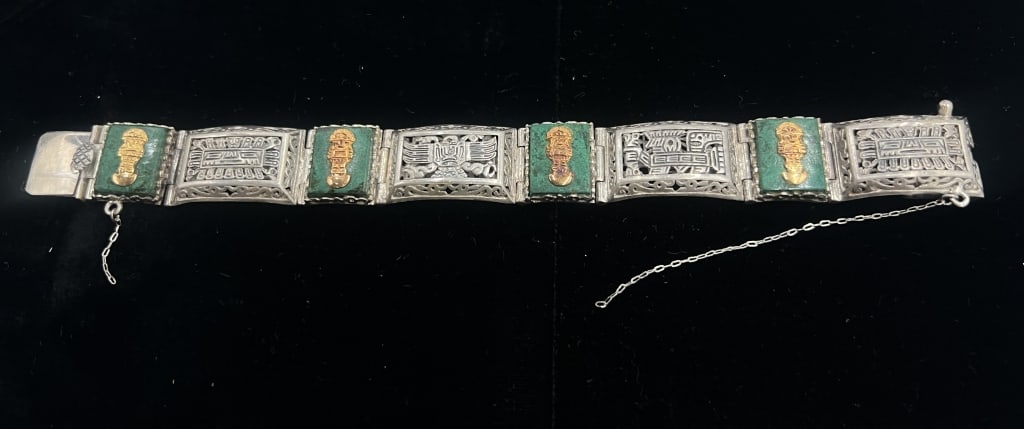 SS Peruvian Inca Link Bracelet - 2
