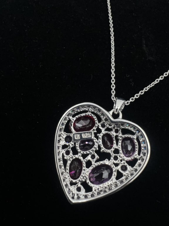 SS Ruby & Pink Sapphire Necklace - 3