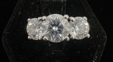 Three-Stone Diamond Engagement Ring - 4