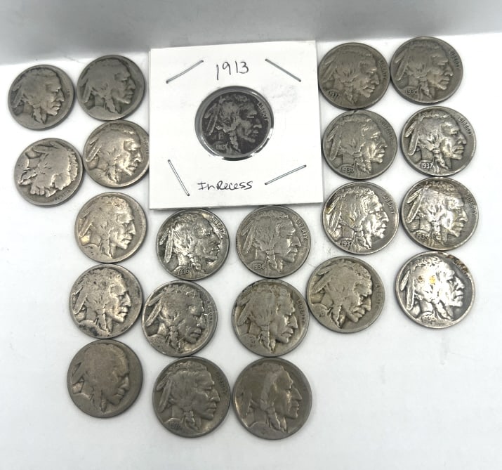 22 - Buffalo Nickels (1 of 2)