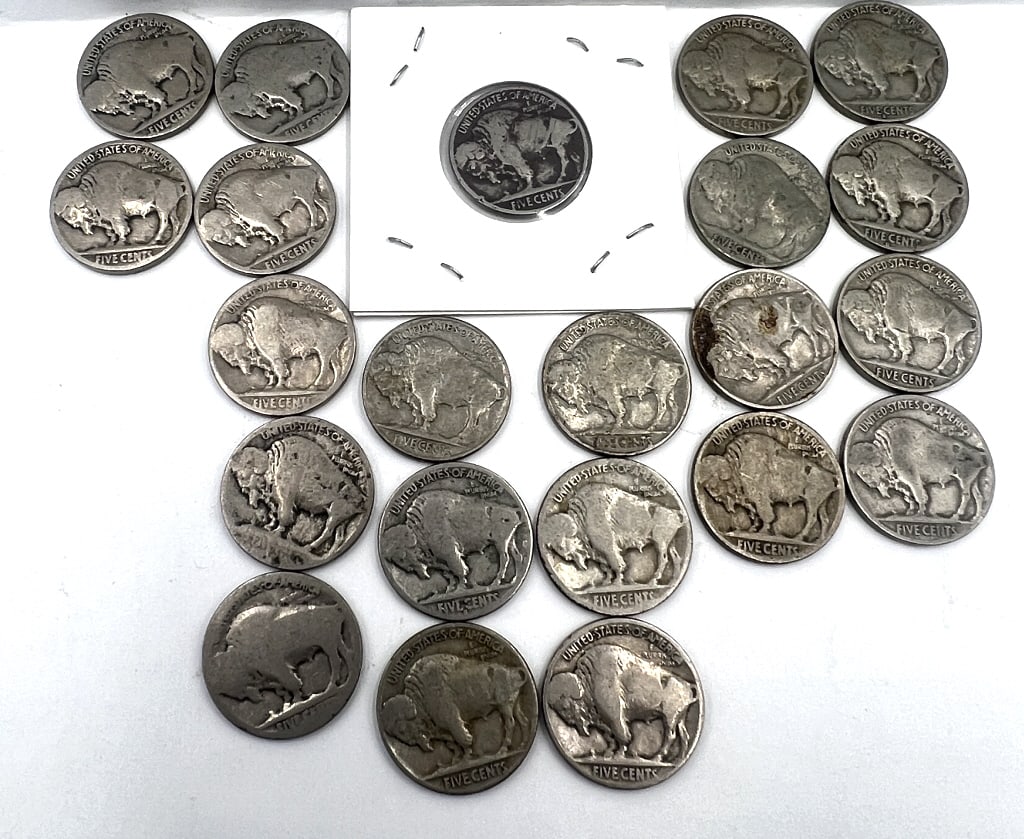 22 - Buffalo Nickels - 2