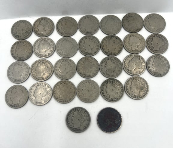 29 - Liberty Nickels 1886-1912 (1 of 2)
