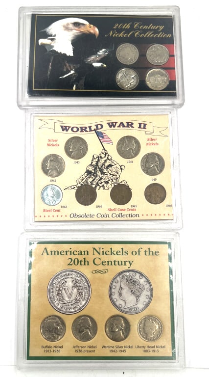 3 Sets of Encased Coin Collections (1 of 7)