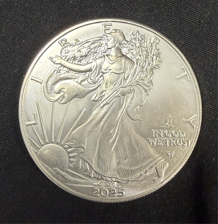 2025 American Eagle 1oz Silver Dollar (1 of 2)
