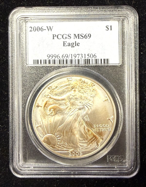 2006-W American Eagle PCGS MS69 $1 (1 of 2)