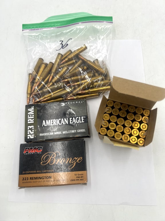Assorted Rifle Ammunition 223 & 556 (1 of 3)