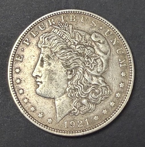 1921 Morgan Dollar: $1, See photos for grading