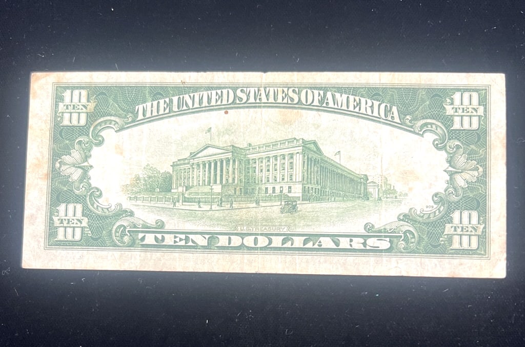 1934A Ten Dollar Note-War Issue - 2