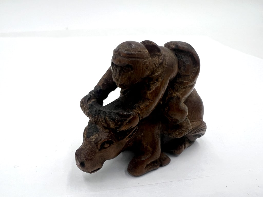 3 Japanese Netsuke Figurines - 3