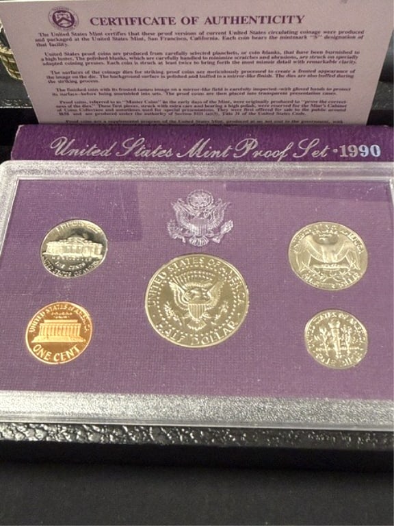 1990 US Mint Proof Set - 2