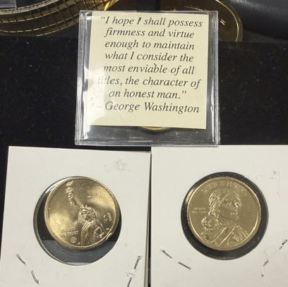 4 Dollar Coins - 2