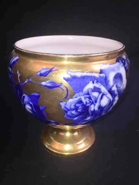 S.F. Co. Stoke on Trent Flow Blue: England, No. 8, 6"