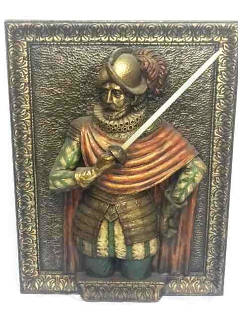 Espada Conquistador, Plaster: 34" w x 45" tall