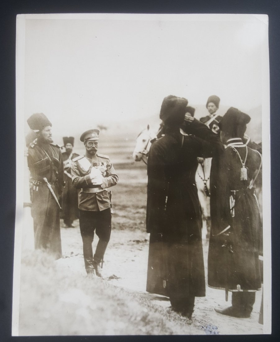 CZAR NICHOLAS II ORIGINAL PRESS PHOTO: Dated December 26, 1914