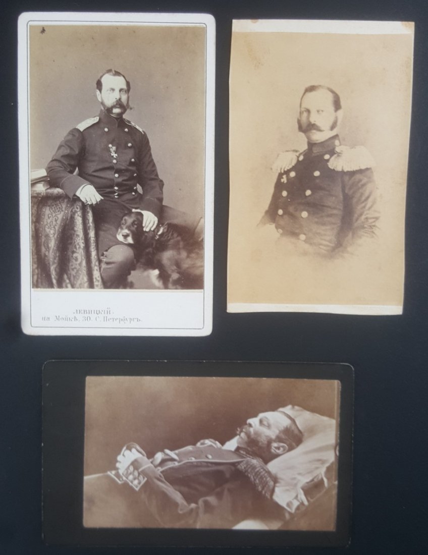 3 CDV CARDS OF ALEXANDER II (1 of 2)