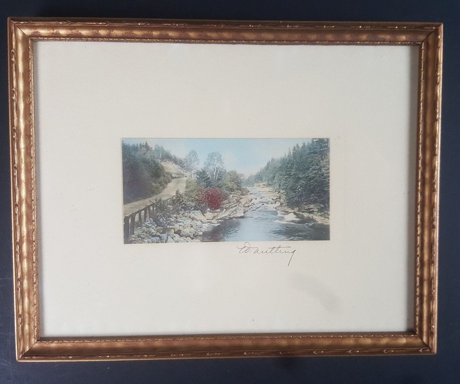 WALLACE NUTTING COLORED 1915: 9.75'x7.75 framed