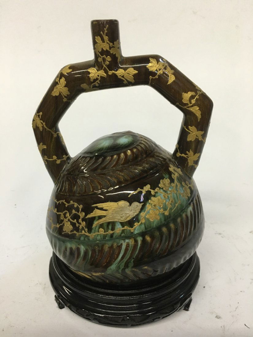 VASE BY CHRISTOPHER DRESSER LINTHORPE POTTERY (1 of 2)