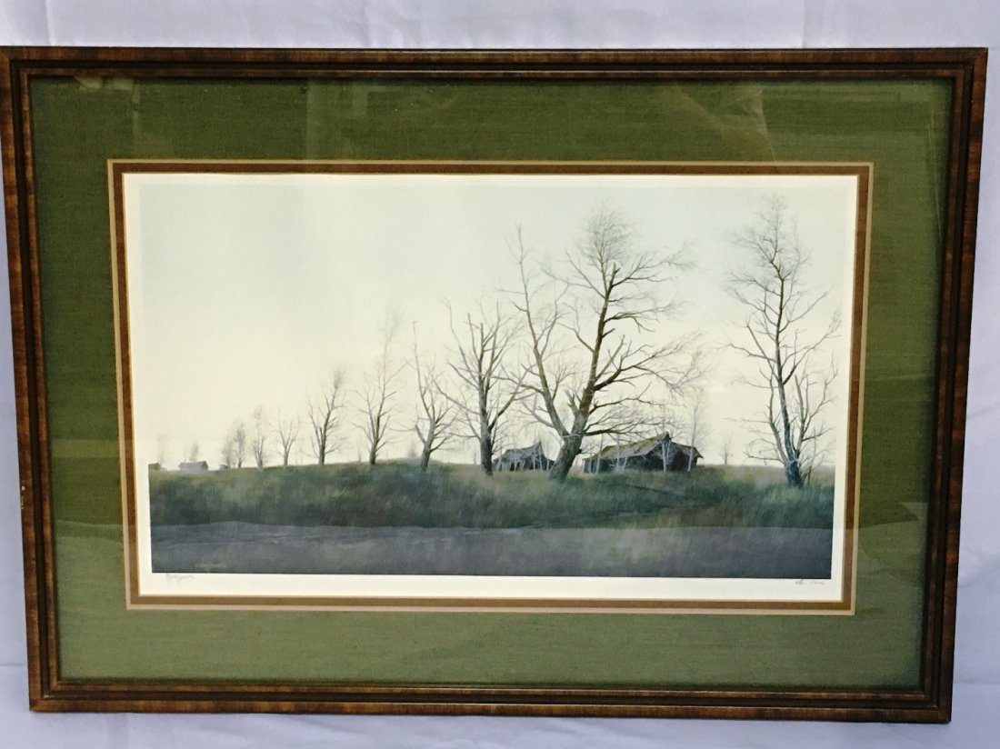 LITHOGRAPH BY HERB JONES 46/1800: 19" tall x 26.5" wide