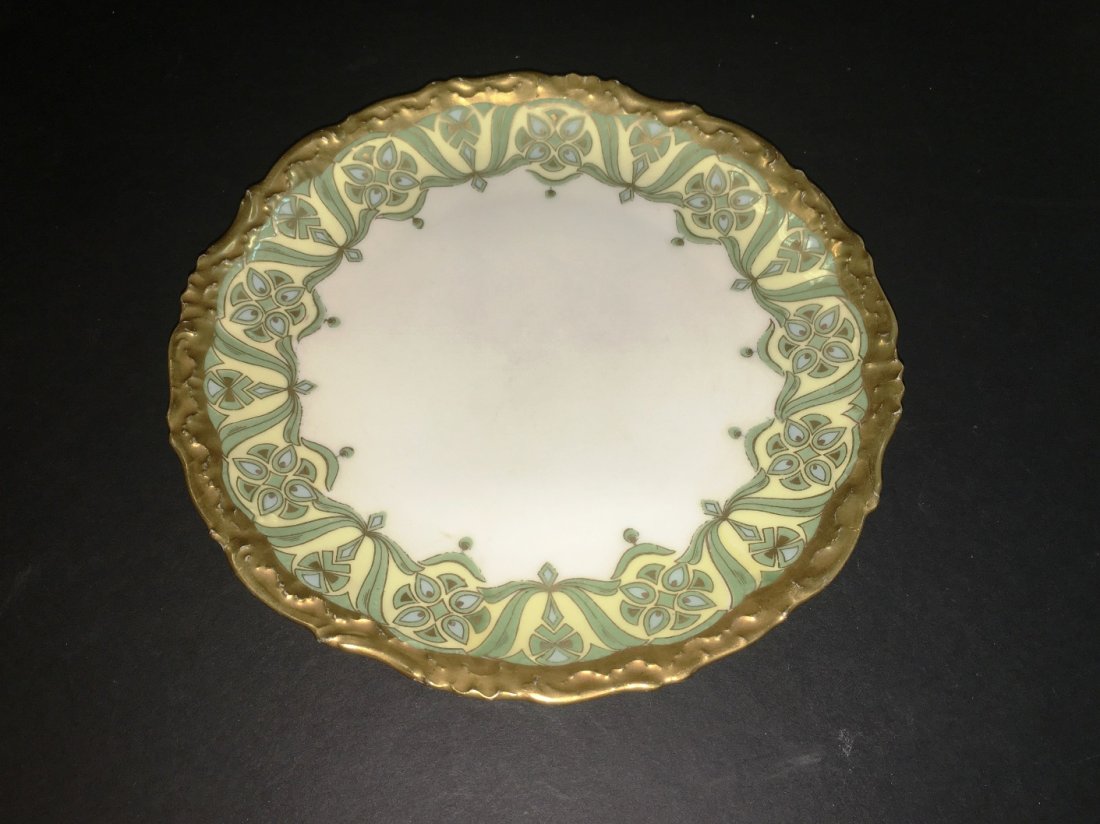 LIMOGES HAND PAINTED PLATE MARKED (1 of 2)