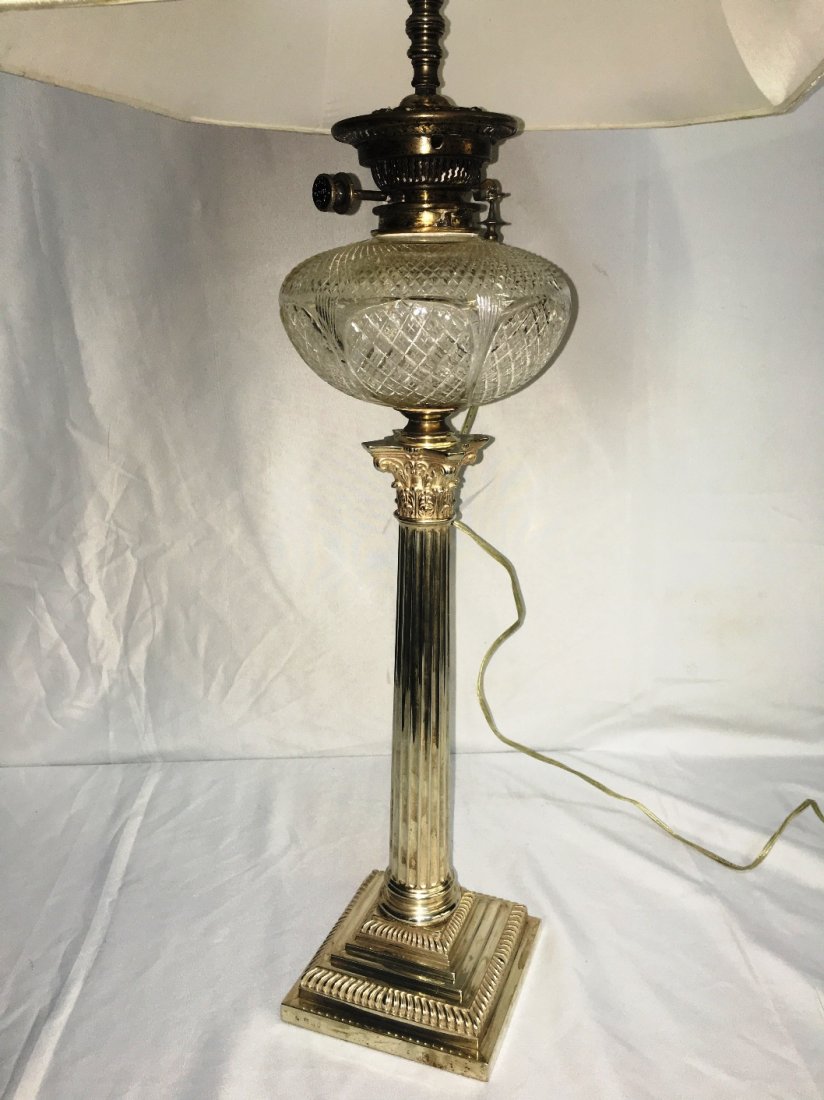 SHEFFIELD STERLING CORINTHIAN COLUMN AND CUT CRYSTAL (1 of 3)